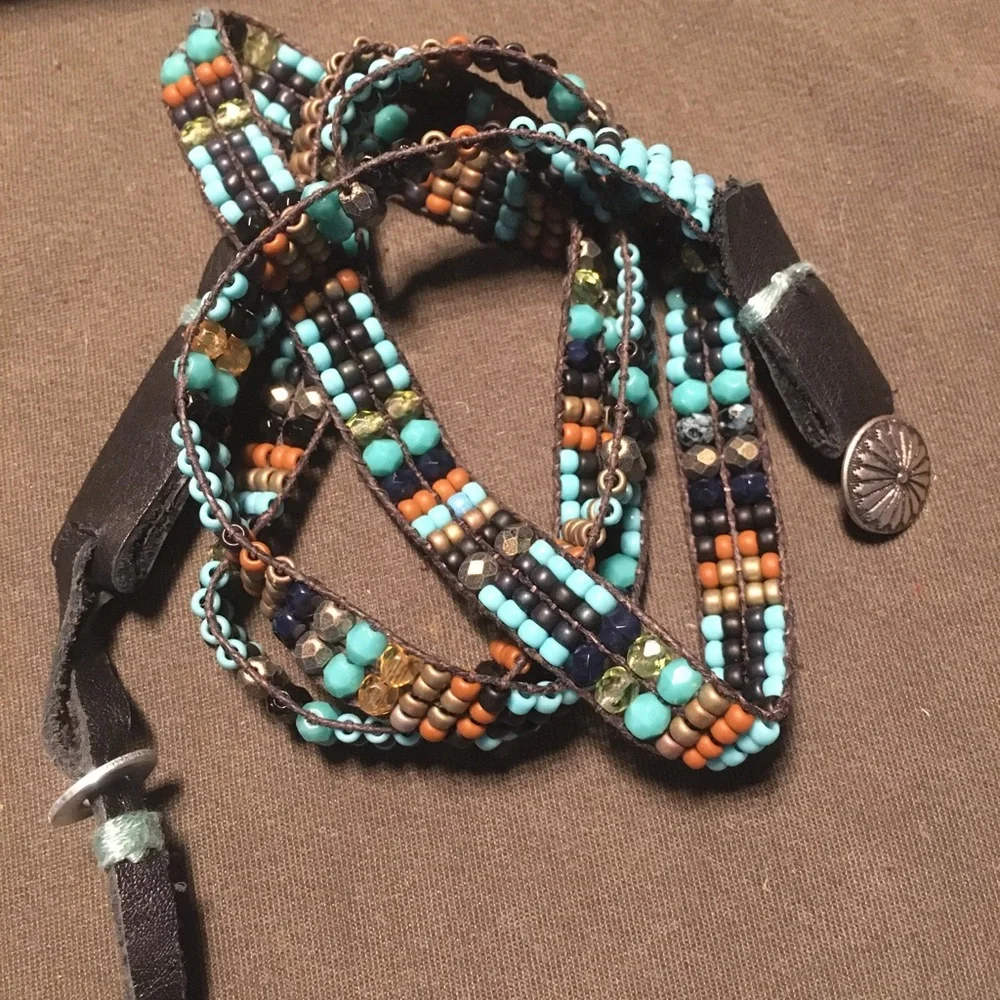 Sundance style wrap bracelet - Picture 4 of 5